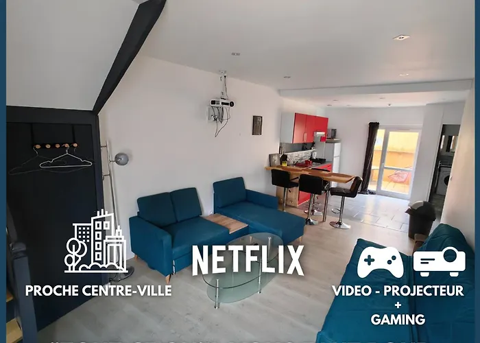Superbe Maison 4 Personnes Avec Video-Projecteur