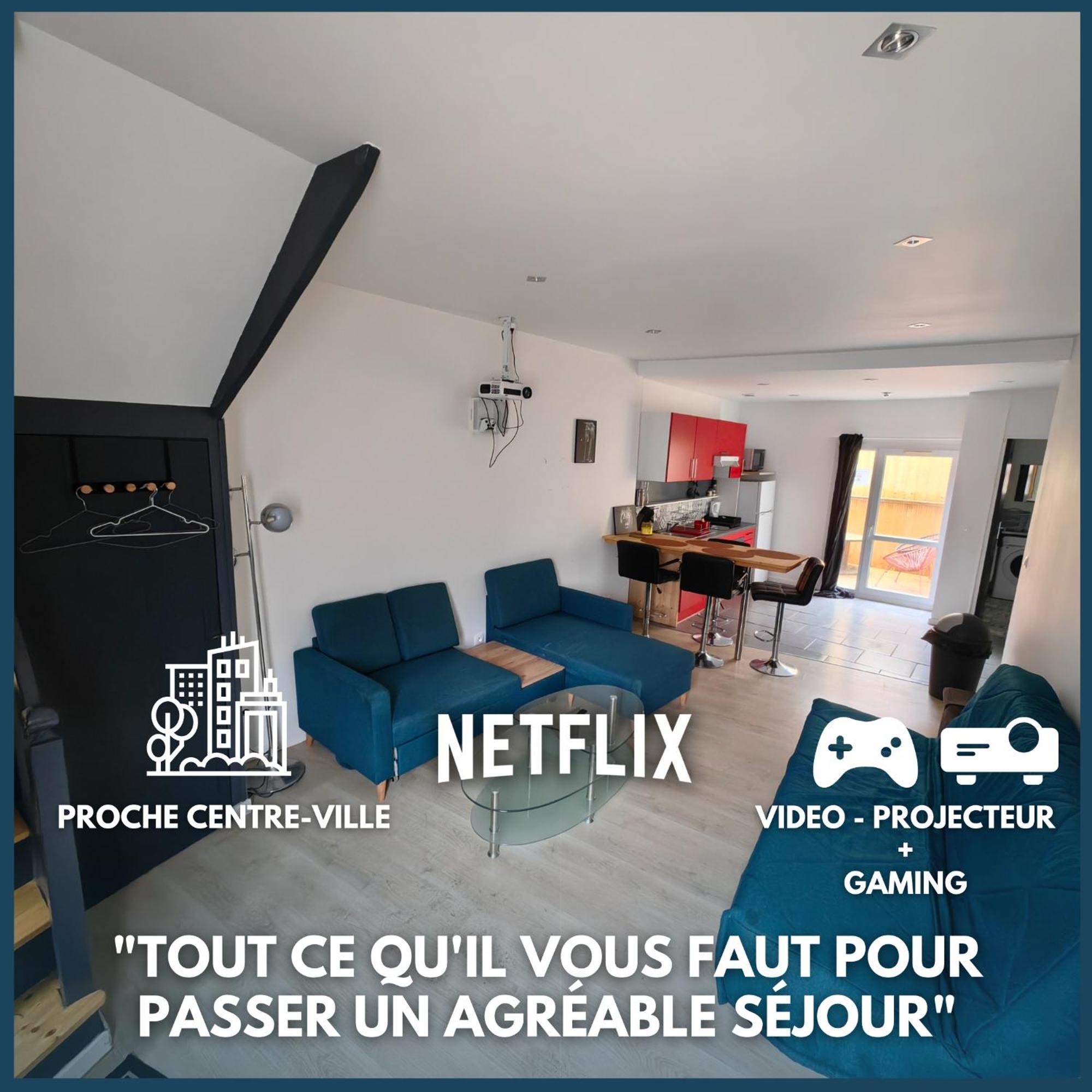 Superbe Maison 4 Personnes Avec Video-projecteur Appartement Amiens
